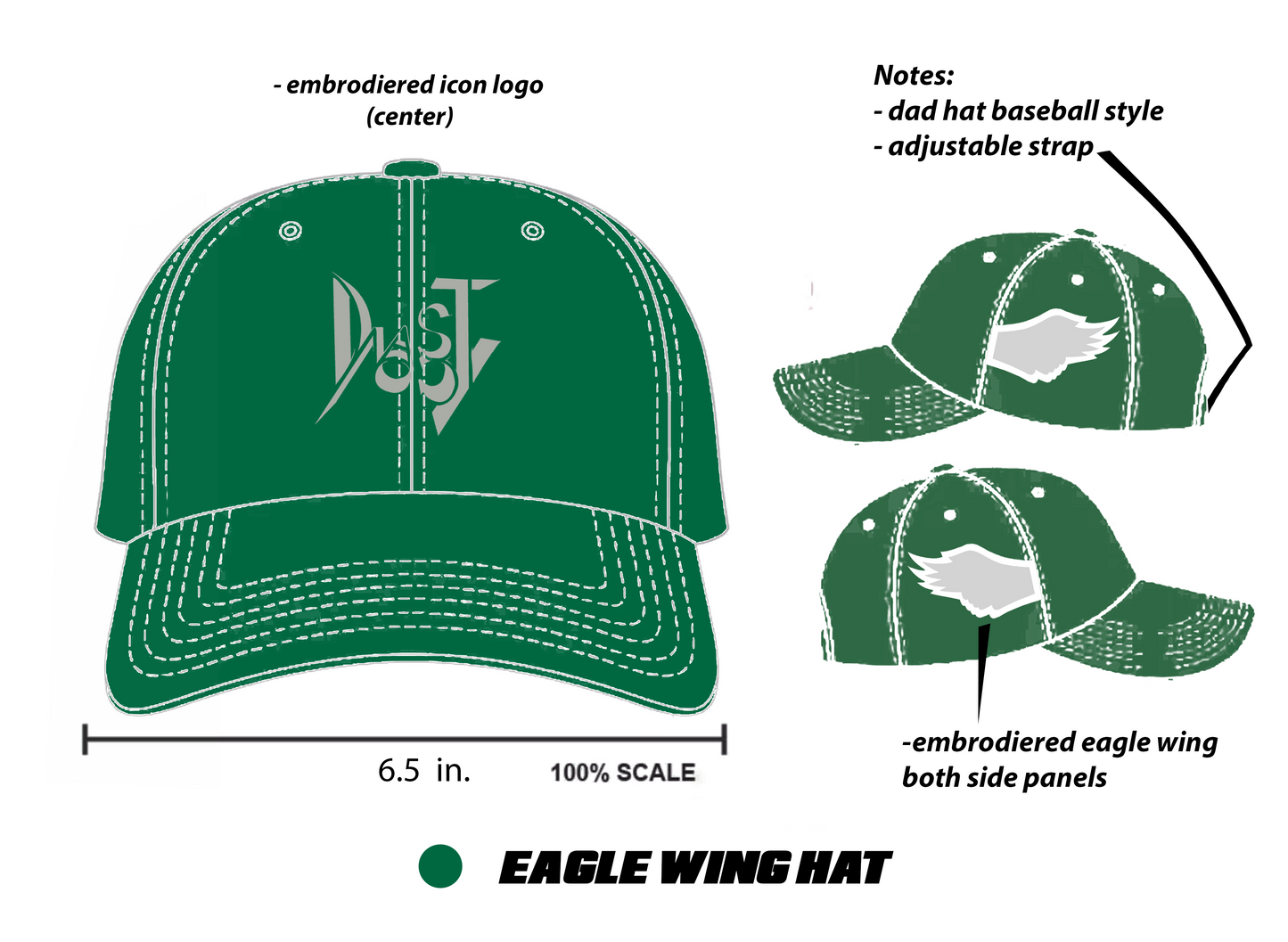 EAGLE WING HAT - 2025